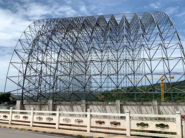 盐城山寨矿储煤棚网架